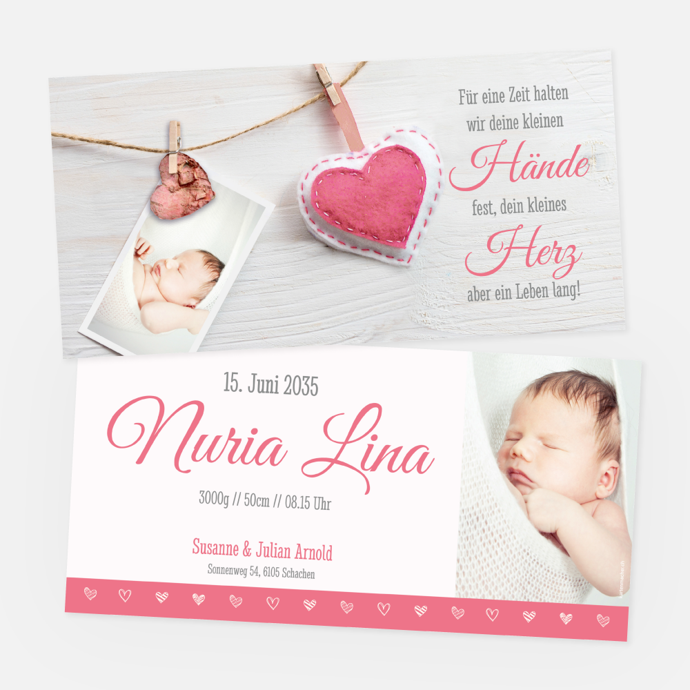 Geburtskarte Nuria