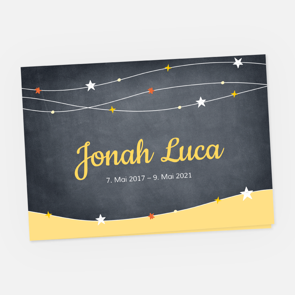 Trauerkarte Kind Jonah