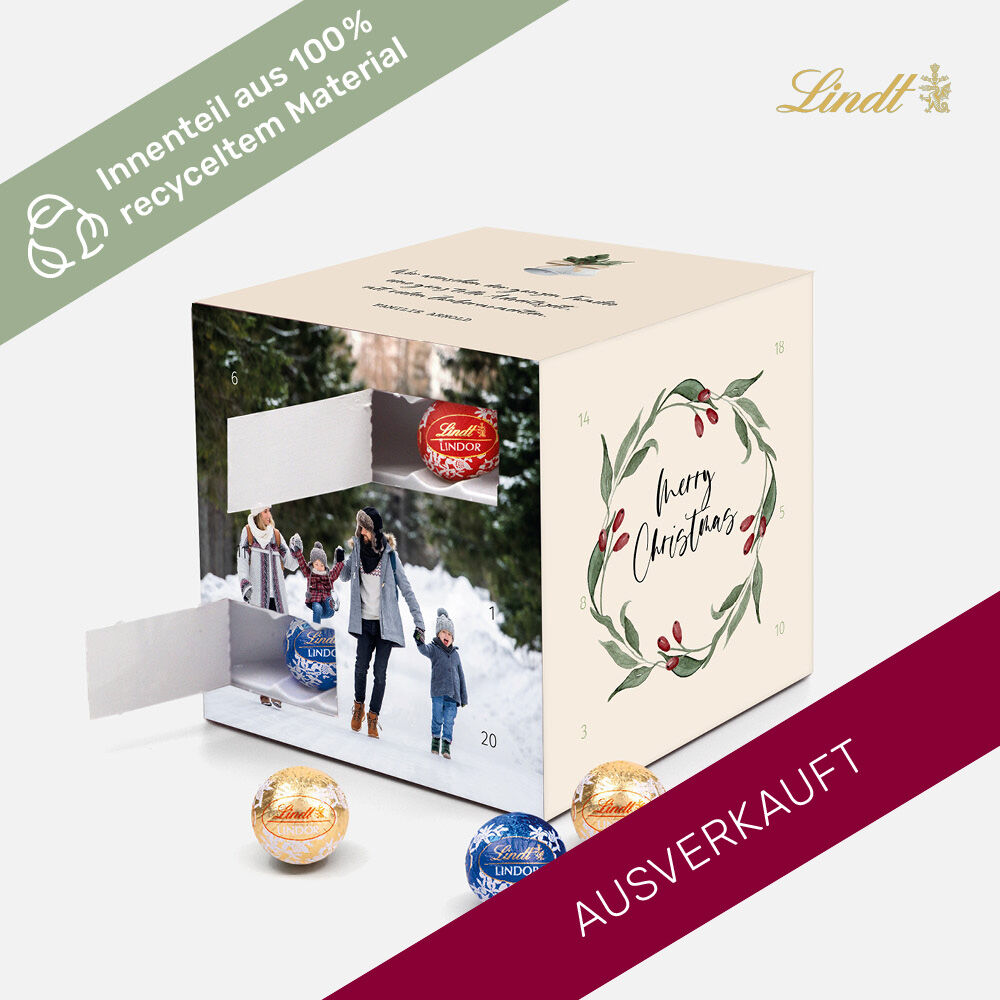 Adventskalender Lindt Cube Moment